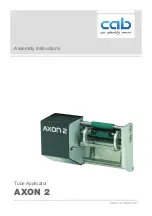 Preview for 1 page of CAB AXON 2 Assembly Instructions Manual