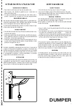 Preview for 35 page of CAB DUMPER 10 Installation And User Manual