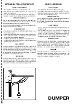 Preview for 35 page of CAB DUMPER Installation And User Manual