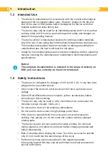 Preview for 6 page of CAB eos 1 Operator'S Manual