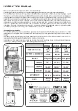 Preview for 2 page of CAB FABY 3 Service Manual