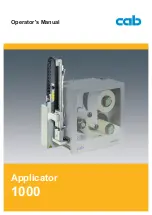 CAB Hermes+ Applicator 1000 Operator'S Manual preview