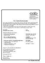 Preview for 71 page of CAB Hermes Series Technical Information