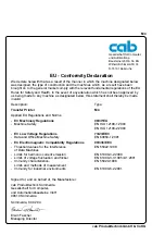 Preview for 132 page of CAB M4 Operator'S Manual