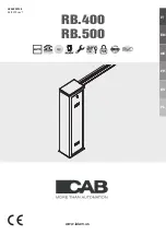 CAB RB.400 Manual preview