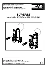 CAB SUPERBE SR1.60 User'S Handbook And Spare Parts Catalogue For The Installer предпросмотр