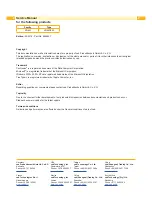 Предварительный просмотр 2 страницы CAB XD4M/300 Service Manual