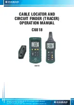 Preview for 1 page of CABAC C6818 Operation Manual