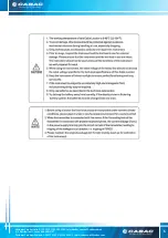 Preview for 6 page of CABAC C6818 Operation Manual