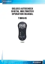 CABAC TBM685 Operation Manual preview