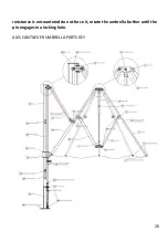 Предварительный просмотр 26 страницы CabanaCoast AXIS CANTILEVER Owner'S Manual