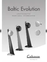 CABASSE BALTIC EVOLUTION Manual предпросмотр