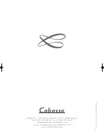 Предварительный просмотр 12 страницы CABASSE BALTIC EVOLUTION Manual