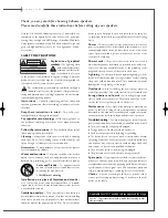 Preview for 9 page of CABASSE EOLE - Owner'S Manual