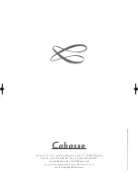 Предварительный просмотр 16 страницы CABASSE EOLE - Owner'S Manual