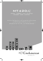 CABASSE MT420R Borneo Owner'S Manual preview