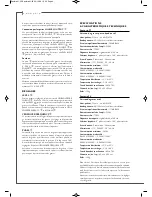 Предварительный просмотр 4 страницы CABASSE SANTORIN 21 Operating Instructions Manual