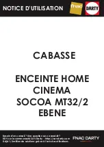 CABASSE SOCOA MT32/2 Owner'S Manual preview