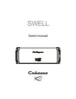 CABASSE SWELL Owner'S Manual предпросмотр