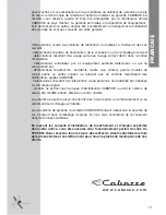 Предварительный просмотр 11 страницы CABASSE Xo SYSTEM Owner'S Manual