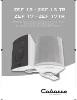 CABASSE ZEF 17 Owner'S Manual preview