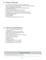 Предварительный просмотр 4 страницы CabCAM A-TM9138 Operating Instructions Manual