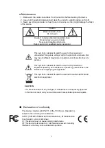 Предварительный просмотр 4 страницы CabCAM QM7127R Operating Instructions Manual