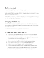 Preview for 2 page of CabCard Pocket Card Payment Terminal 3G Quick Start Manual