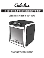 Cabela's 12 Tray Pro Series Manual preview