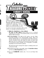 Cabela's Cabela's Treasure Hunter Owner'S Manual preview