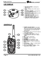 Preview for 6 page of Cabela's Midland X-tra Talk GXT781 Owner'S Manual