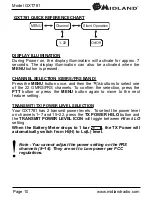 Preview for 10 page of Cabela's Midland X-tra Talk GXT781 Owner'S Manual