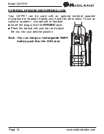 Preview for 12 page of Cabela's Midland X-tra Talk GXT781 Owner'S Manual