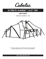 Cabela's ULTIMATE ALAKNAK 51-9278 Gear Manual предпросмотр