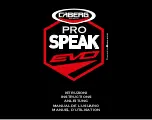 Caberg PRO SPEAK EVO Instructions Manual preview