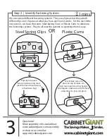 Предварительный просмотр 3 страницы CabinetGiant Base Cabinet Assembly Manual