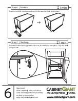 Предварительный просмотр 6 страницы CabinetGiant Base Cabinet Assembly Manual