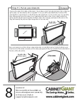 Предварительный просмотр 8 страницы CabinetGiant Base Cabinet Assembly Manual