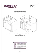 CABINETS TO GO Findley & Myers BBC42 Assembly Instructions Manual preview