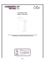 CABINETS TO GO Findley & Myers BC09 Assembly Instructions preview