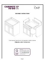 CABINETS TO GO Findley & Myers BC24 Assembly Instructions Manual preview