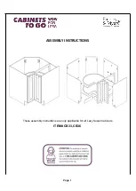 CABINETS TO GO Findley & Myers CB33 Assembly Instructions Manual preview