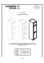 CABINETS TO GO Findley & Myers LC1884 Assembly Instructions preview