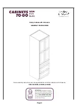 CABINETS TO GO Findley & Myers LCD2484 Assembly Instructions preview