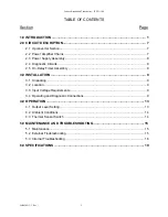 Preview for 3 page of Cable AML ITX21-100 Installation And Maintenance Manual