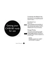 Preview for 4 page of Cable & Wireless CWB100 Using Manual