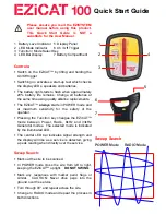 Preview for 1 page of Cable Detection EziCAT 100 Quick Start Manual