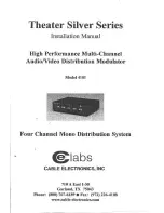 Cable Electronics 4101 Installation Manual preview