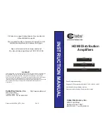 Предварительный просмотр 1 страницы Cable Electronics CE Labs HM41DA Instruction Manual