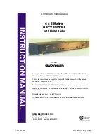 Cable Electronics SW204HD Instruction Manual preview